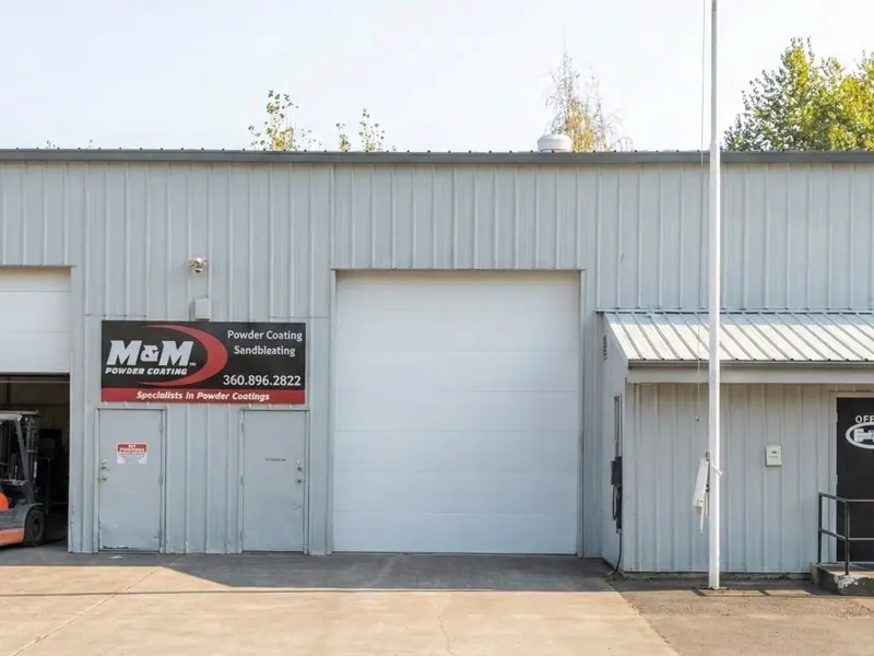 M&M Powder Coating shop on Laframbois Road in Vancouver, Washington